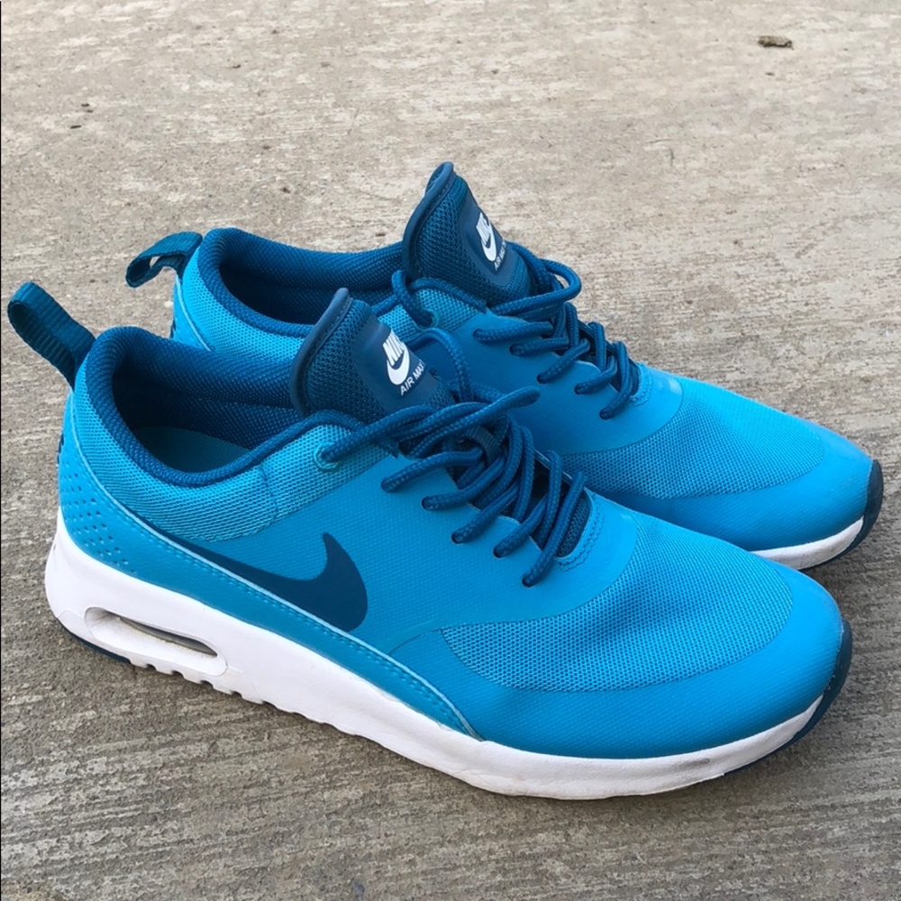 Blue Nike air max Thea worn once size 7